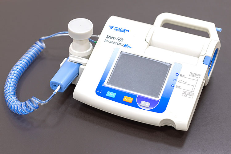 呼吸機能検査画像